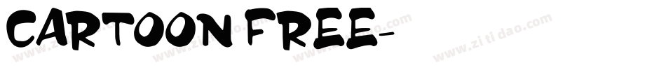 CARTOON FREE字体转换